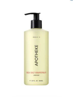 NWT Apotheke Sea Salt Grapefruit Liquid Soap 10 fl oz / 300 ml